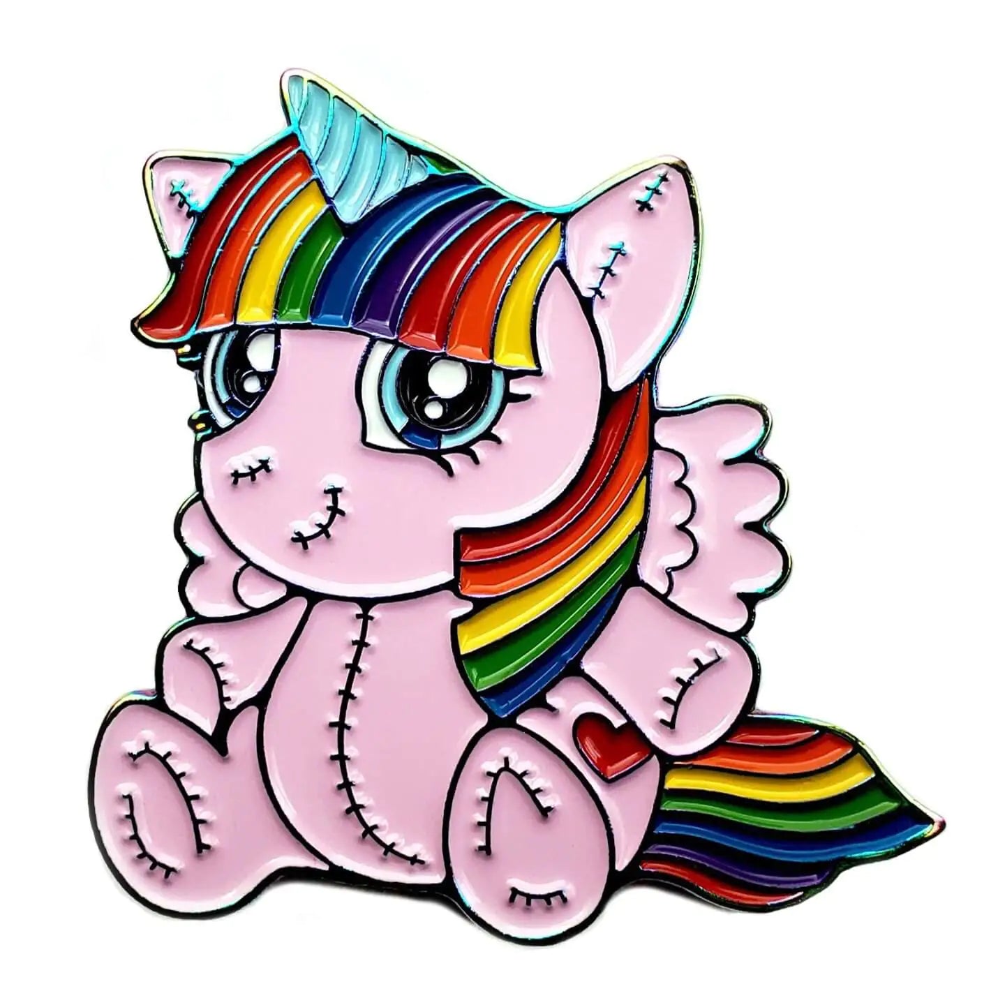 Plush Unicorn Pin