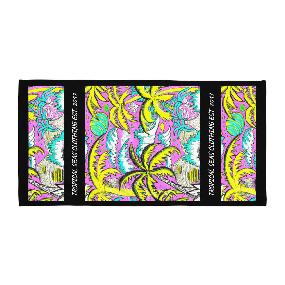 Tropical Seas Premium Beach Towel