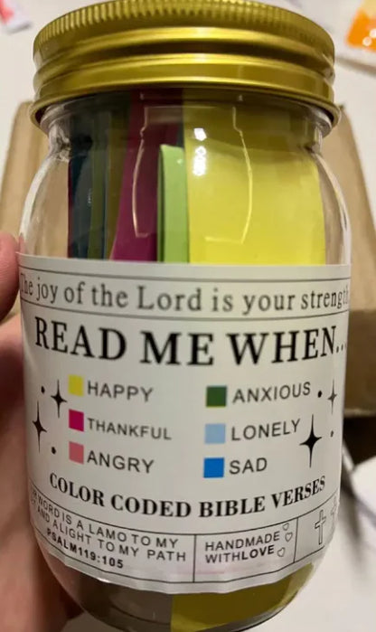 Bible Verses In A Jar