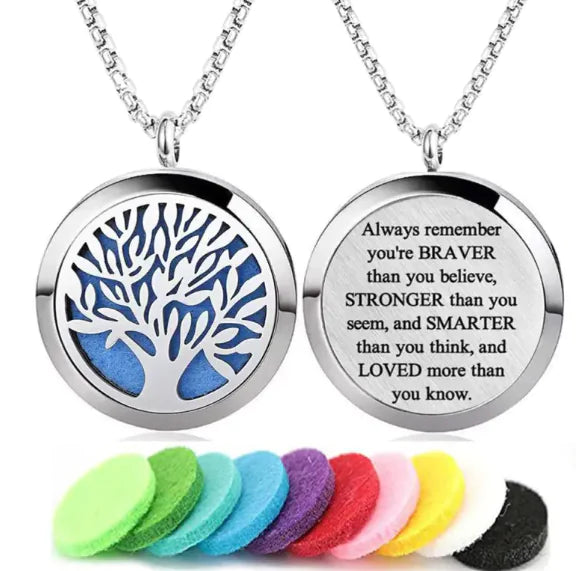 Tree of Life Aromatherapy Necklace