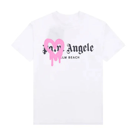 Unisex Casual Love Print Loose-Fit T-Shirt