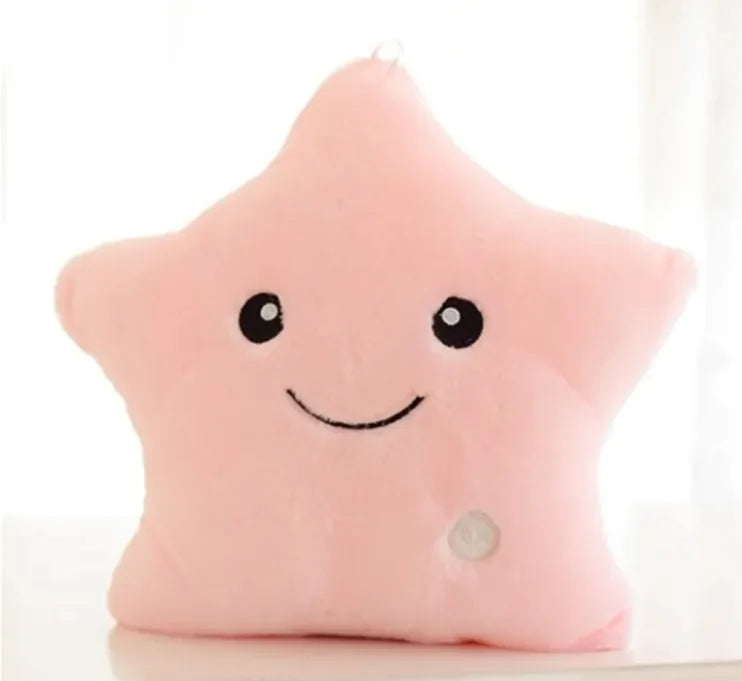 Colorful Luminous Star Pillow