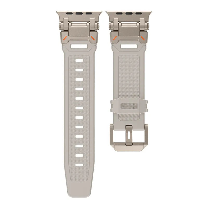 Titanium Alloy Connector TPU Watch Strap