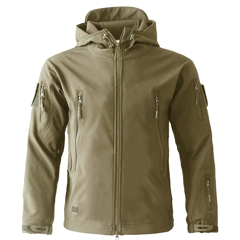 Lightweight urban tactical soft shell jacket