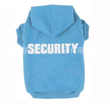 Fleece hooded dog sweater