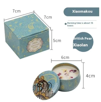 Dried Flower Fragrance Candle Flower Fragrance Incense Candle