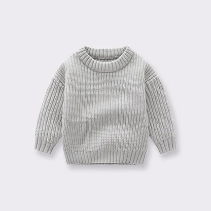 Baby Boys Girls Children Autumn And Winter Loose Knitted Coat Sweater