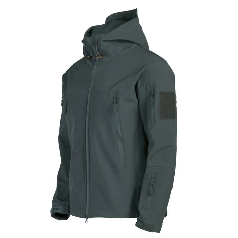 Lightweight urban tactical soft shell jacket