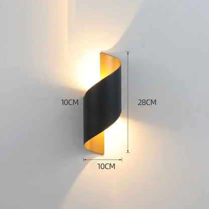 Waterproof Solar-Powered LED Wall Light