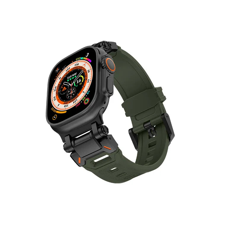 Titanium Alloy Connector TPU Watch Strap