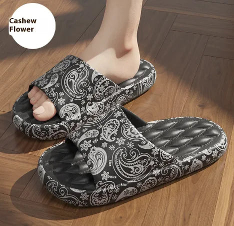 Cute Summer Cartoon Printed Home Slippers