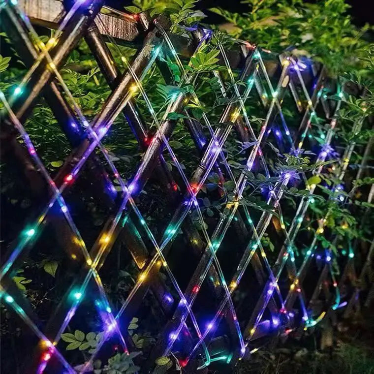 33FT 100 LED Strip Rope Light Tube String Outdoor Garden Party Decoration Lights