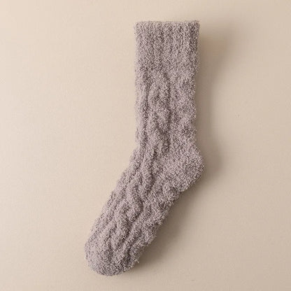 Cozy Winter Fleece Socks for Home