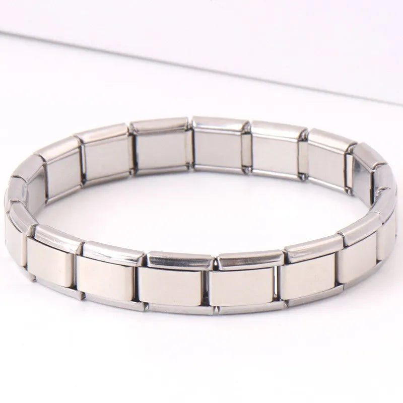 Electroplated Stainless Steel Personalized Bracelet