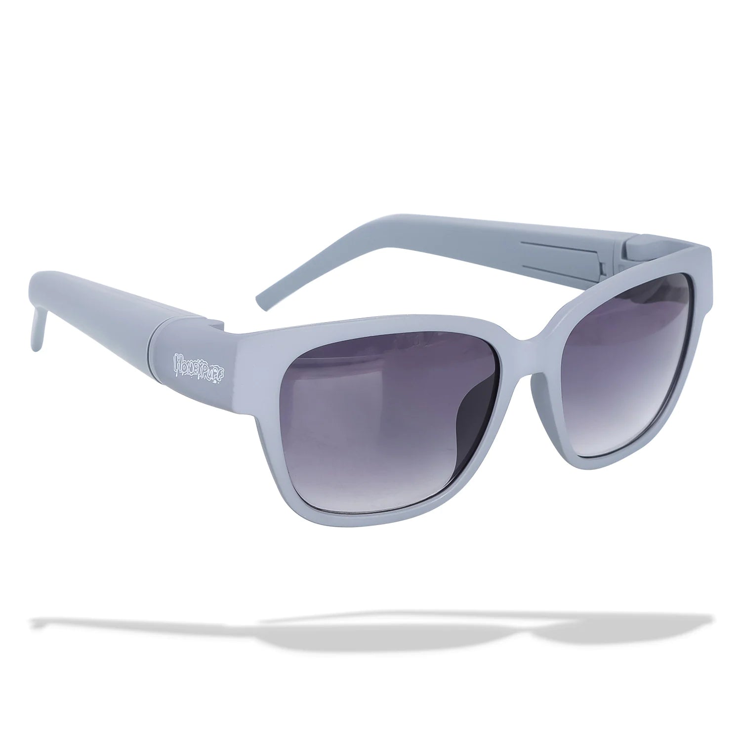 Sunglasses with Hidden Horn Tube Storage