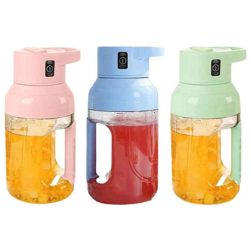 Electric Juicer Portable Large Capacity 1500ml Juice USB Rechargeable