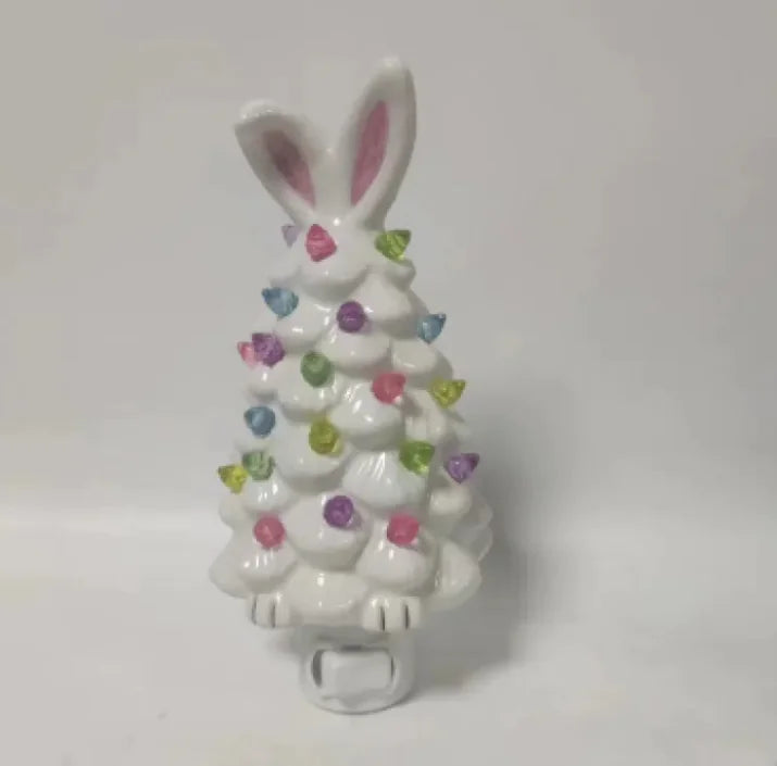 Easter Bunny Ceramic Tree Ornaments