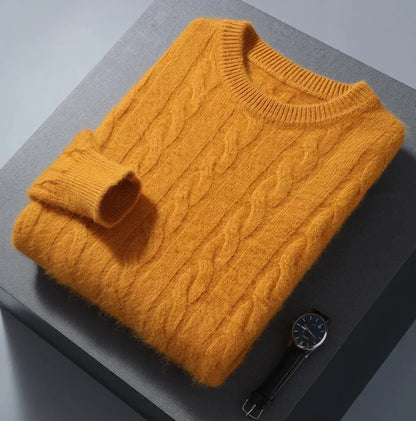 Solid Color Base Mink Sweater