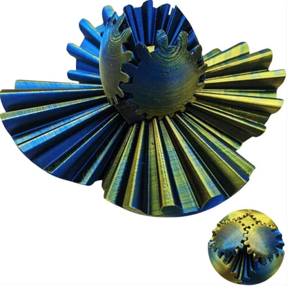 3D Printed Rotating Gear Ball