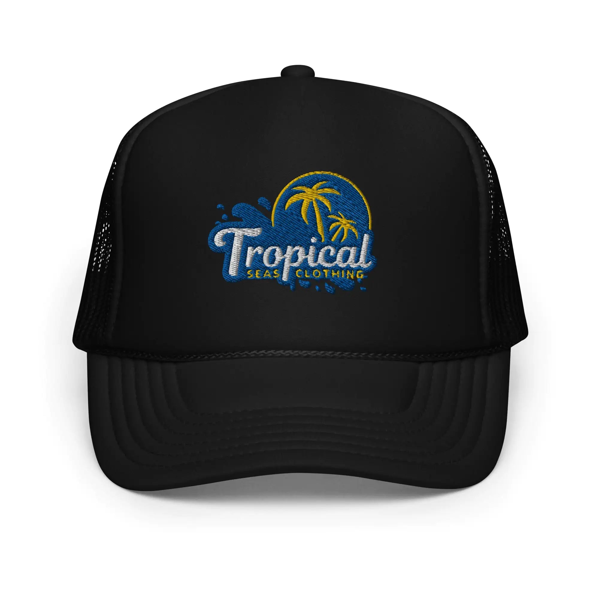 Tropical Tides Foam Trucker Hat: Ride the Waves of Fashion!