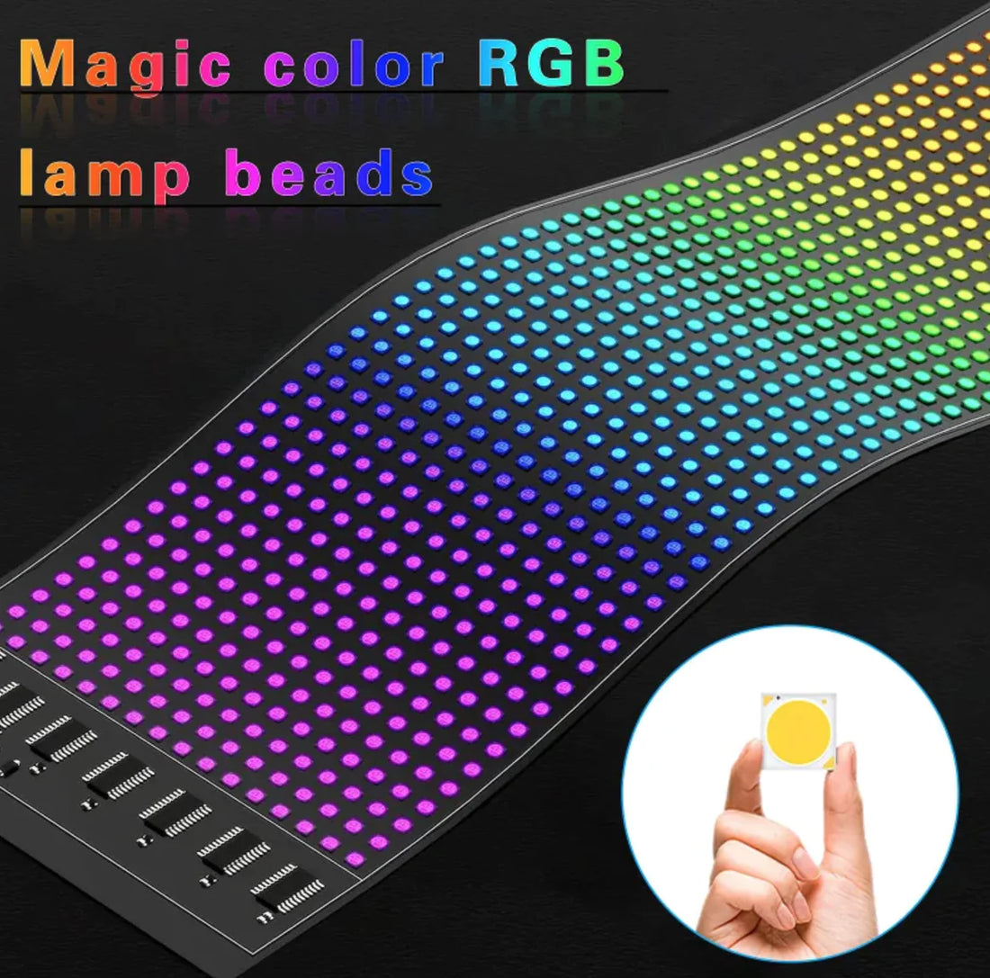 LED RGB Flexible Car Advertising Screen