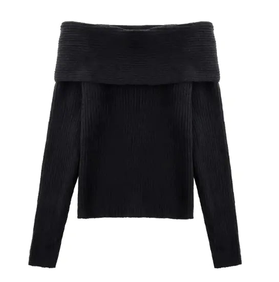 Strapless Neckline Sweater