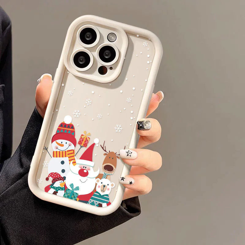 Cute Santa Claus Phone Case Frosted Advanced