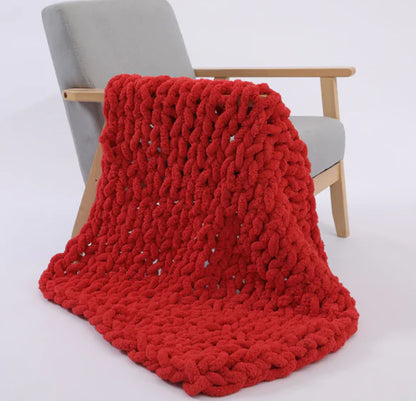 Weighted Knitted Wool Blanket