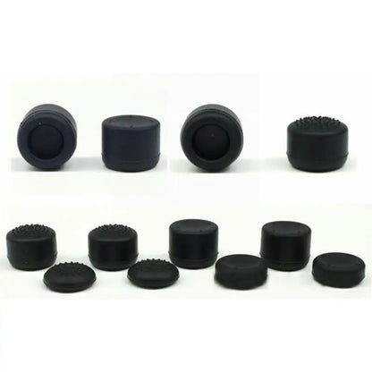 8Pcs Black Silicone Thumb Stick Grip Cover Caps For PS4 &amp; Xbox One Controller US