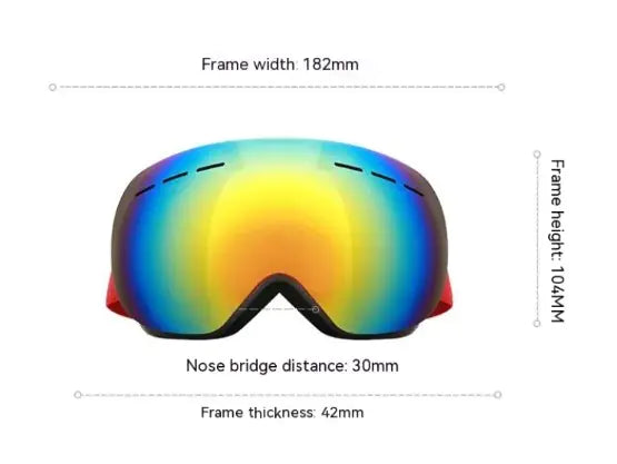 Anti-fog Ski Goggles