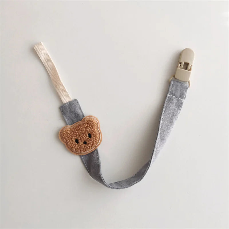 Baby Bear Pacifier Anti-drop Chain Clip