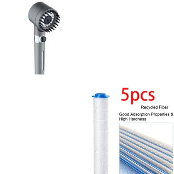 3-Mode High Pressure Shower Head