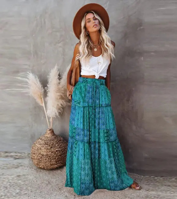 Bohemian Style Loose Skirt