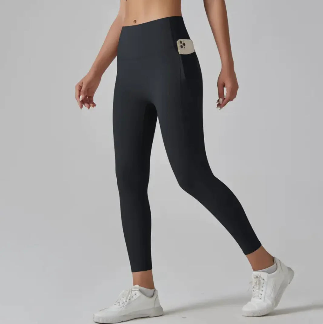 High-Waist Quick-Dry Fitness Pants