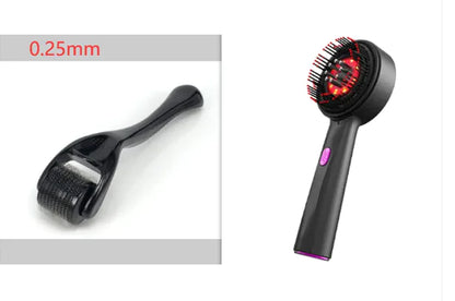 Electric Massage Comb Home Scalp Drain Comb Red Light Anti-slip Hair Care Multi-functional Massage Comb