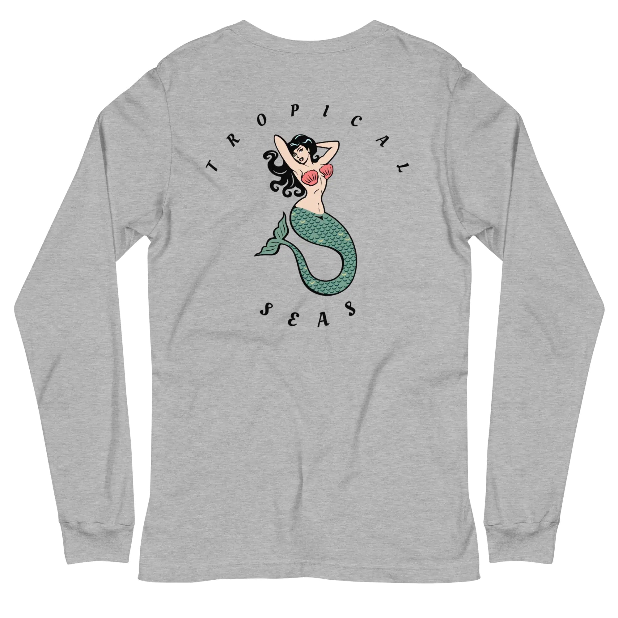 Tropical Mermaid Long Sleeve Shirt