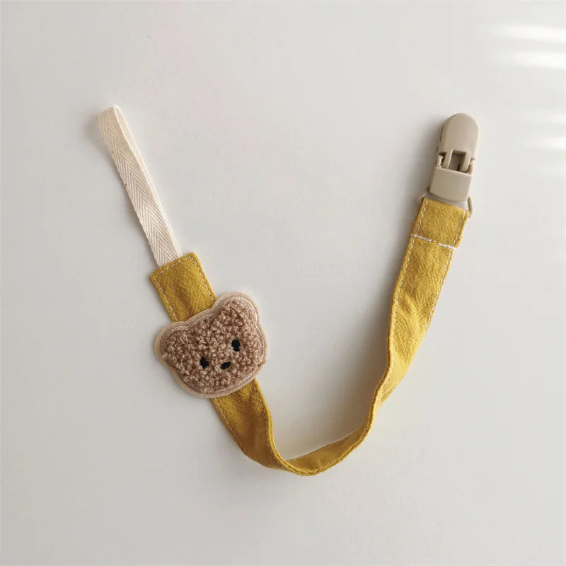 Baby Bear Pacifier Anti-drop Chain Clip