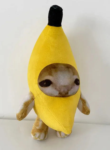 Banana Cat Plush Toy