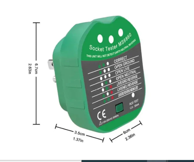 European And American Regulations Socket Tester