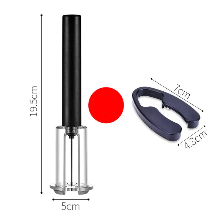 Air Pump Wine Opener Stainless Steel