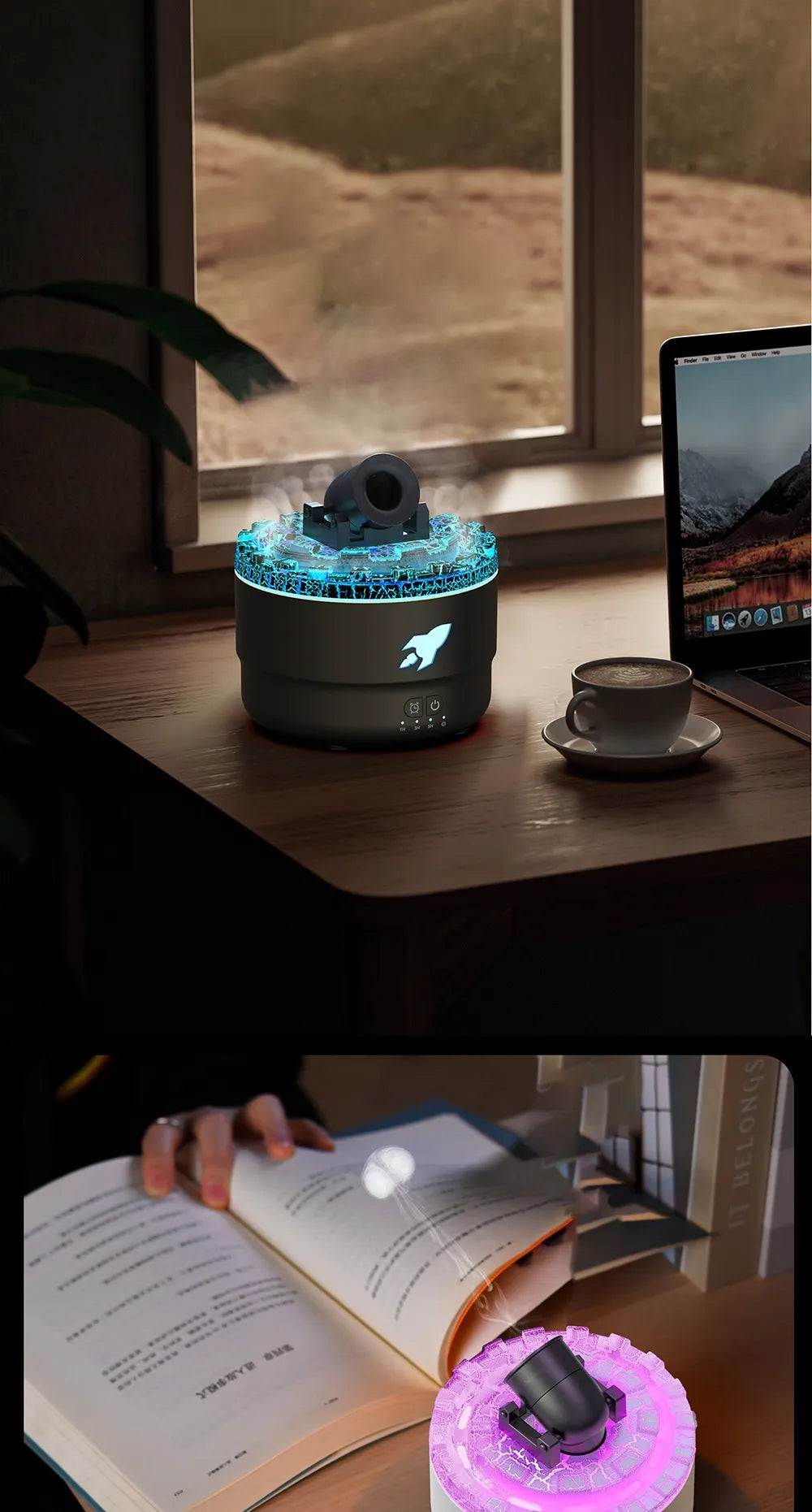 Battery Aroma Diffuser &amp; Humidifier