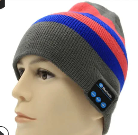 Wireless Bluetooth Knitted Hat Calls Music Stereo