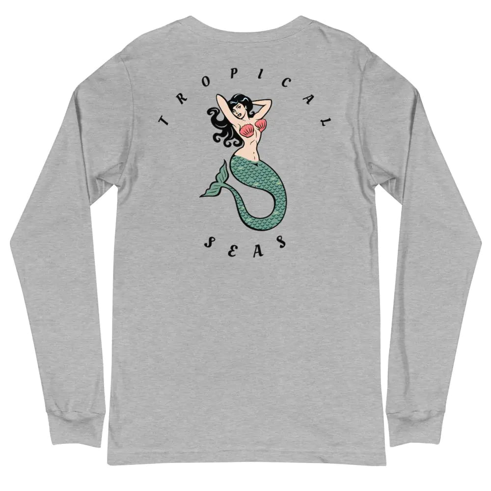 Tropical Mermaid Long Sleeve Shirt