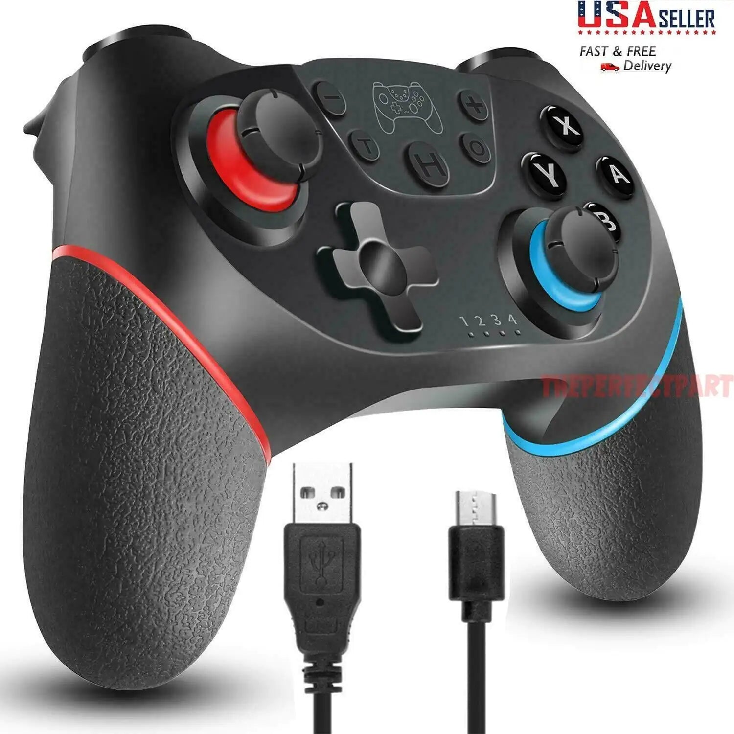 Wireless Pro Controller Gamepad For Nintendo Switch Joypad Joystick Remote USA