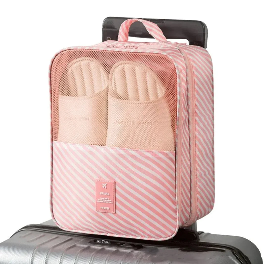 Three-Layer Travel Shoe Bag