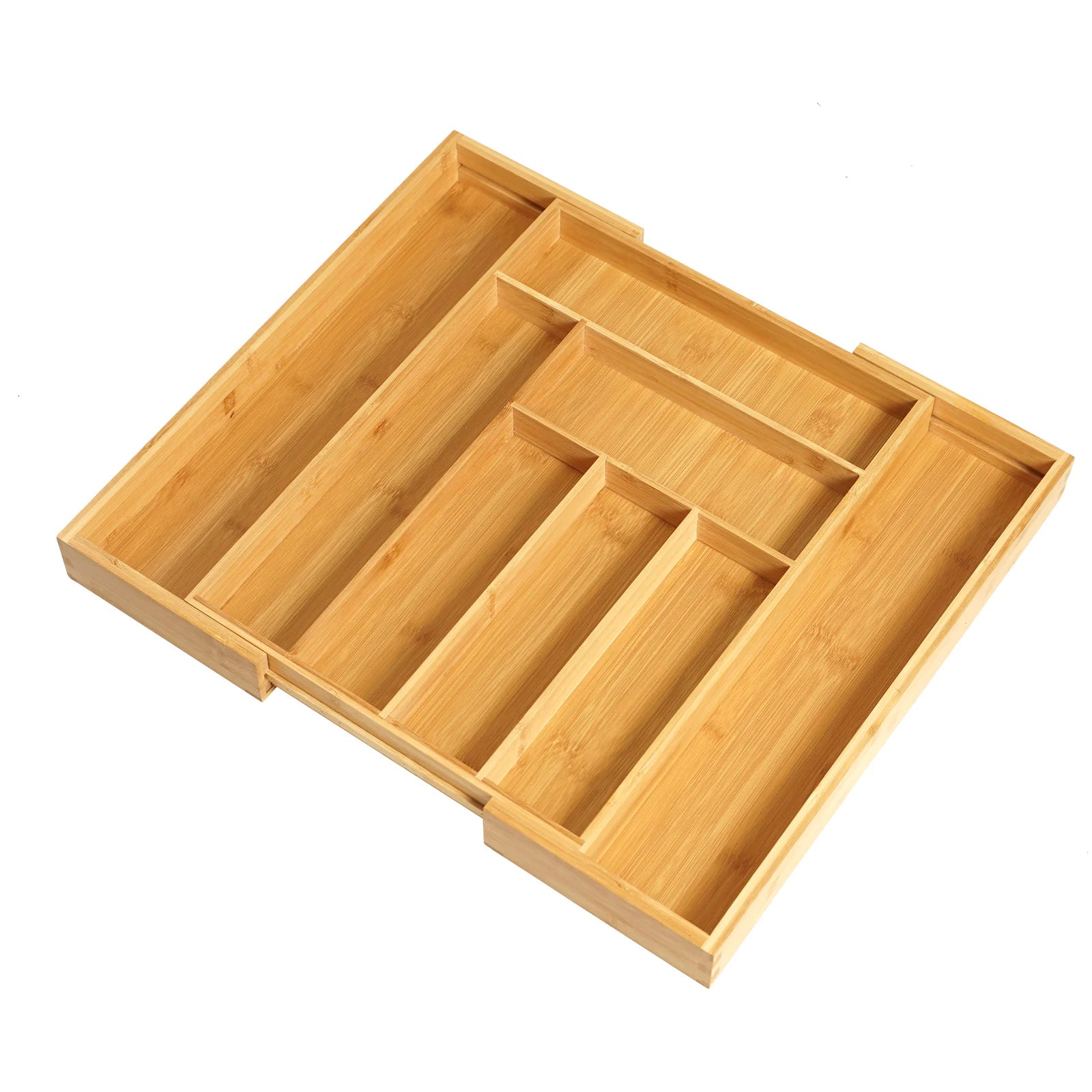 Bamboo Cutlery Organizer