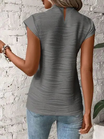 Terri Cap Sleeve Shirt