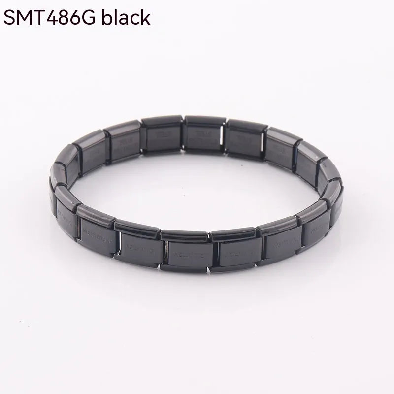 Electroplated Stainless Steel Personalized Bracelet