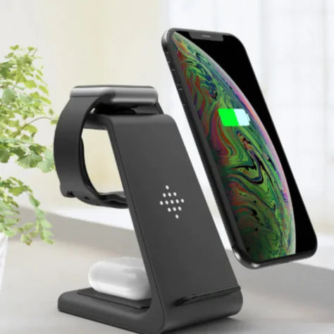 TriplePower Pro: Universal Wireless Charging Stand for Apple Devices