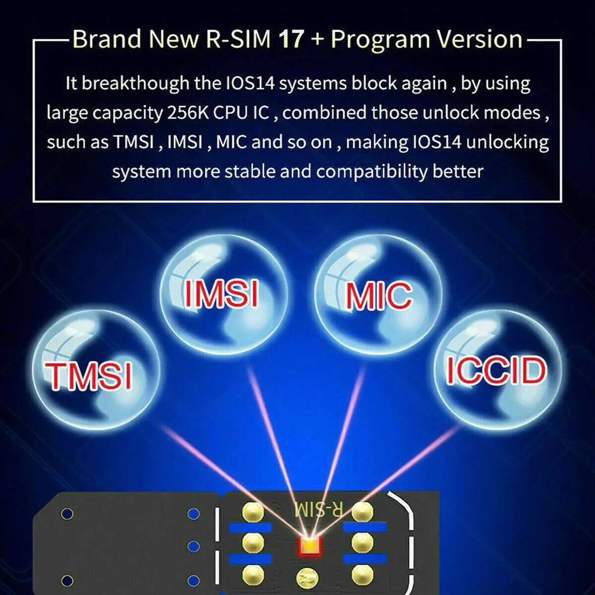 R-SIM17 2022 RSIM Nano Unlock Card For iPhone 13 12 11 Pro Max X XR iOS15 RSIM17